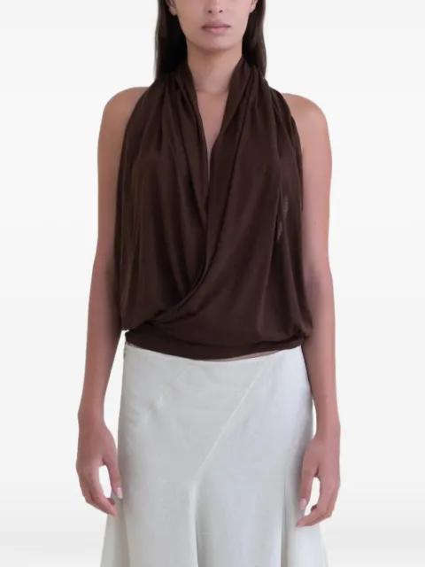 Cleo draped top by BELLE ANNA