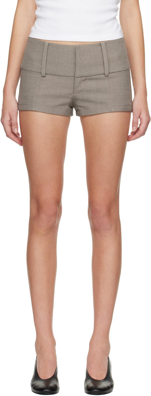 Gray Finch Shorts by BELLE ANNA