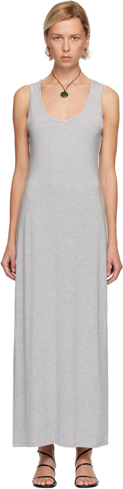 Gray Rhys Maxi Dress by BELLE ANNA