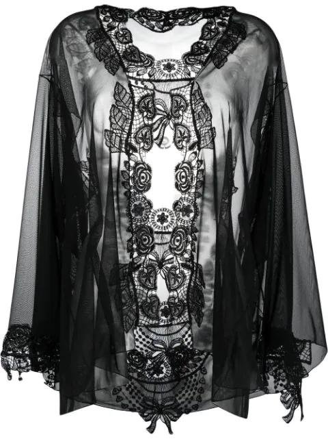 Bisoux Venetian lace robe by BELLE ET BON BON