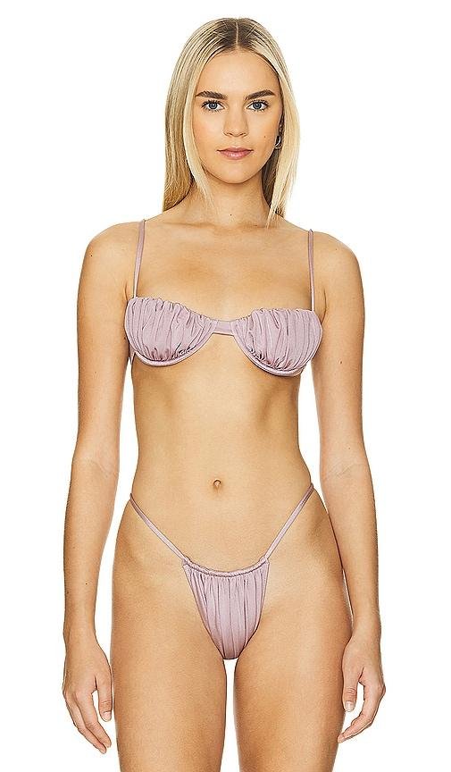 Belle The Label Sakina Underwire Top in Lavender by BELLE THE LABEL