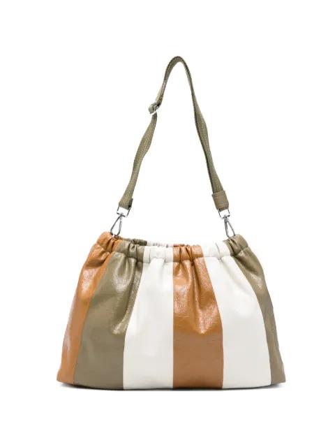 Hobby striped clutch bag by BELLEROSE