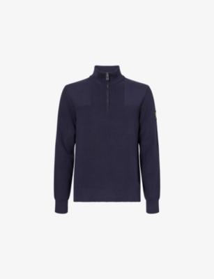 Commander Quarter-Zip Cotton Jumper by BELSTAFF