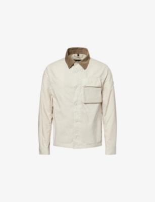 Corduroy-Collar Zip-Up Cotton Jacket by BELSTAFF