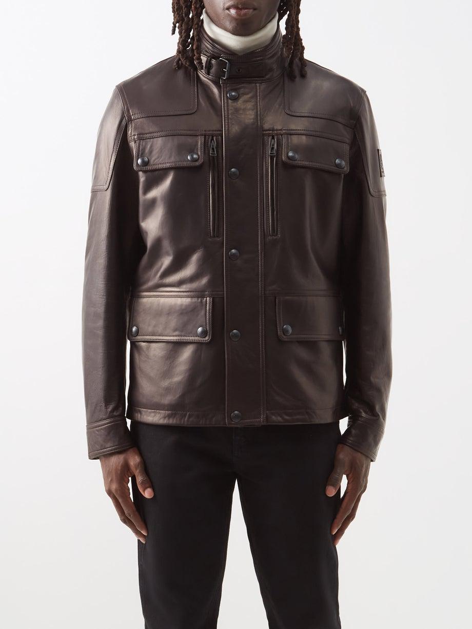 Dene leather field jacket by BELSTAFF
