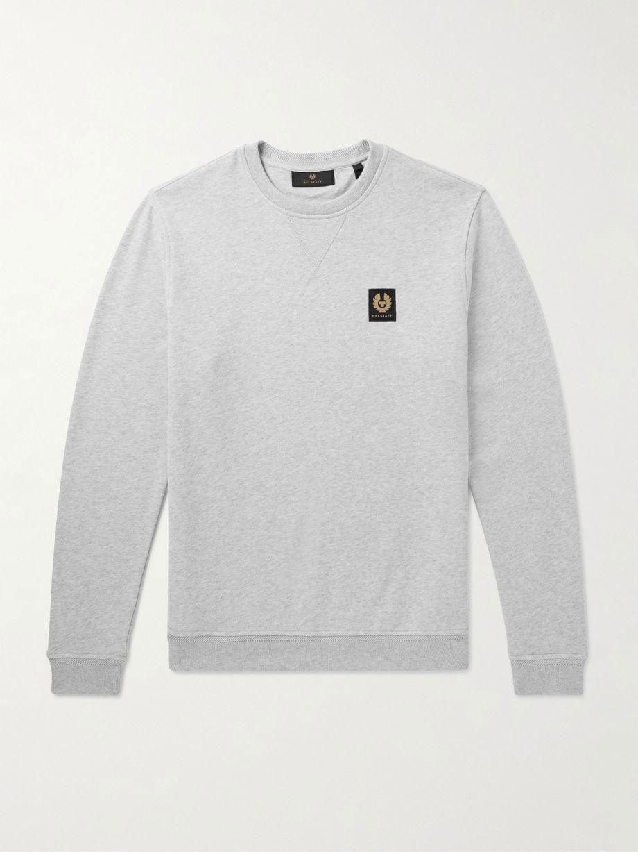 Logo-Appliquéd Garment-Dyed Cotton-Jersey Sweatshirt by BELSTAFF