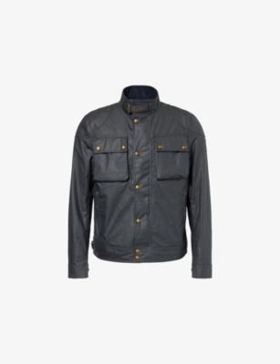 Racemaster High-Neck Waxed-Cotton Jacket by BELSTAFF