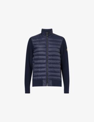 Shell-Down High-Neck Cotton Cardigan by BELSTAFF