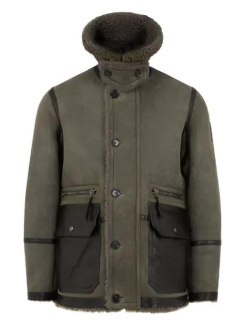 Snowfield leather coat by BELSTAFF