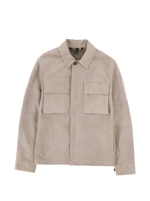 leather shirt jacket by BELSTAFF