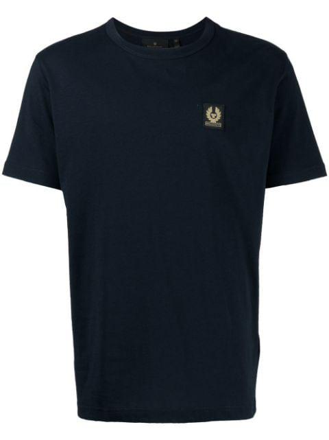 logo-patch crew neck T-shirt by BELSTAFF