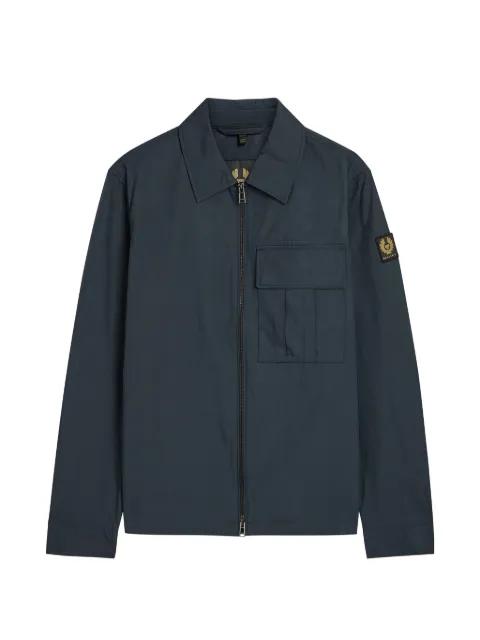 logo-patch shirt jacket by BELSTAFF