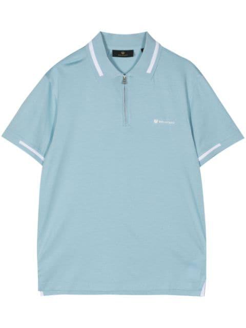 logo-print cotton polo shirt by BELSTAFF