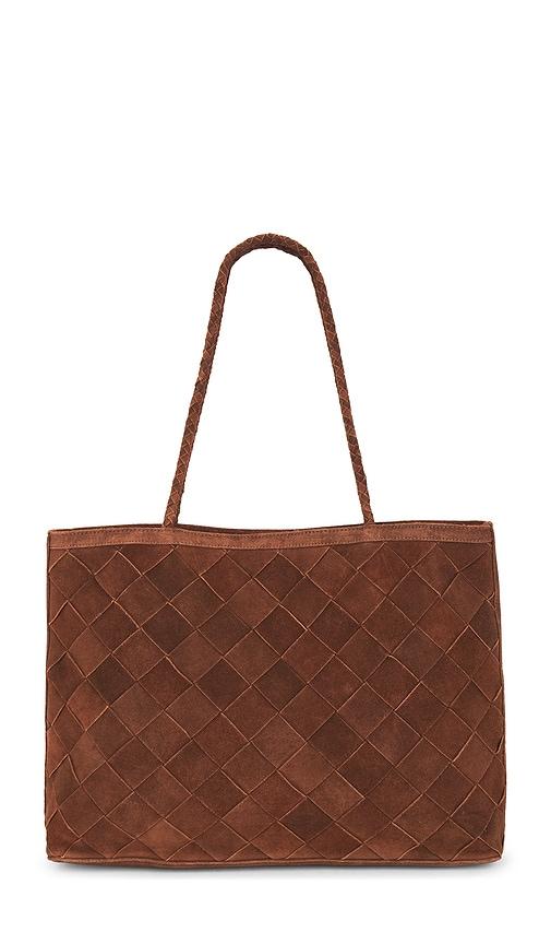 BEMBIEN Gabrielle Grande Weave Bag in Cognac by BEMBIEN