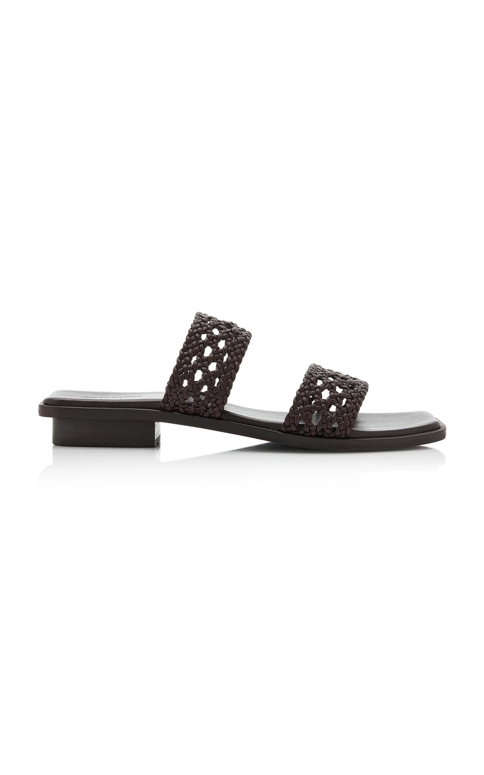 Bembien Exclusive La Isla Paloma Woven Leather Sandals - Moda Operandi by BEMBIEN