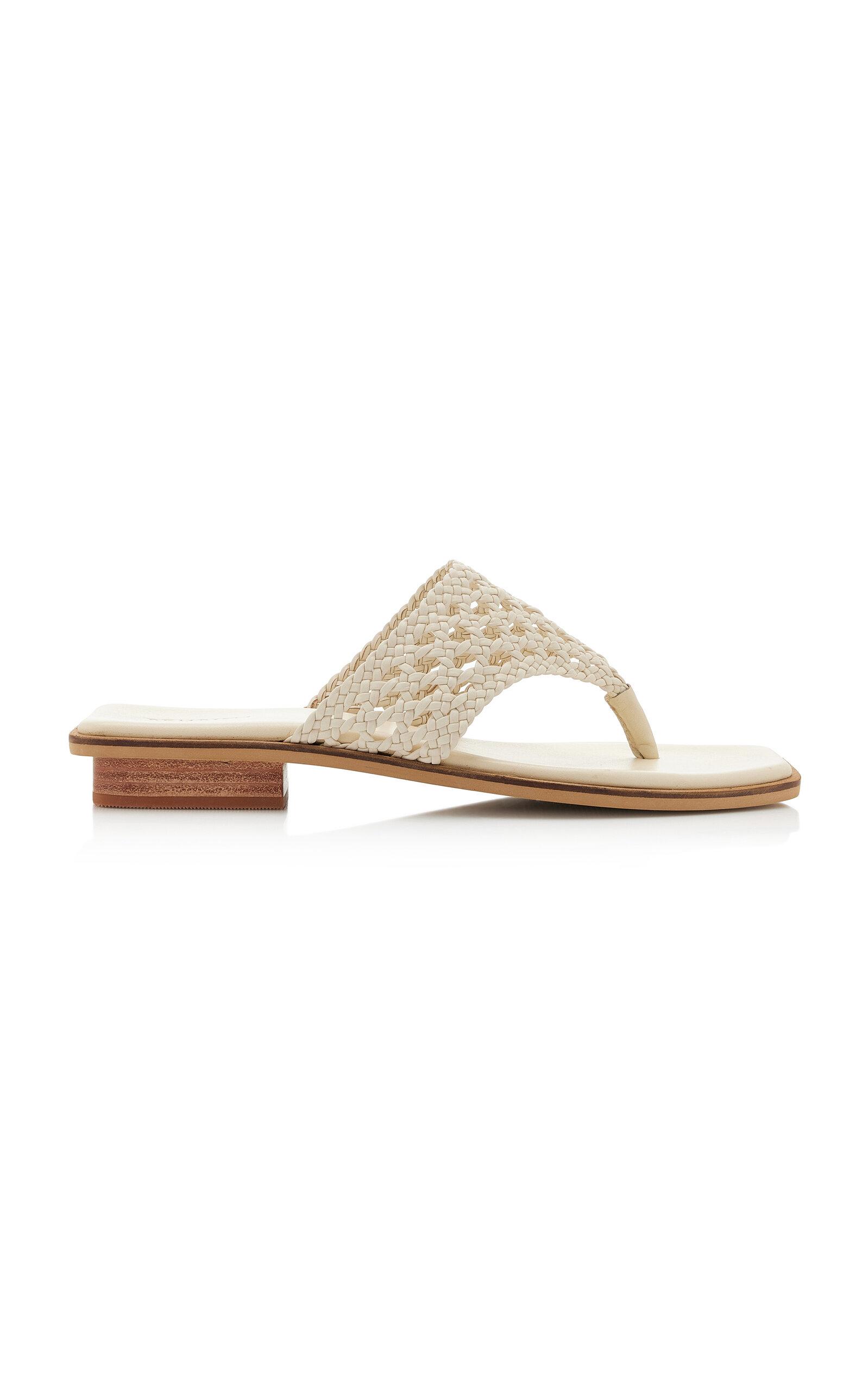 Bembien Exclusive La Isla Tess Woven Leather Sandals - Moda Operandi by BEMBIEN