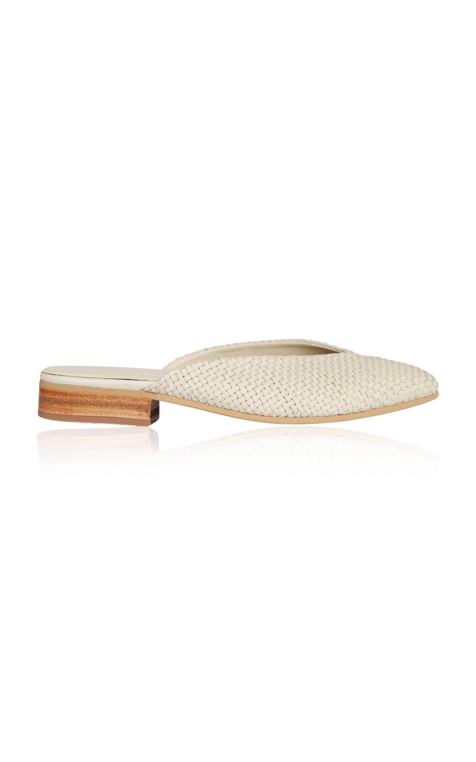 Bembien Faye Woven Leather Mules - Moda Operandi by BEMBIEN
