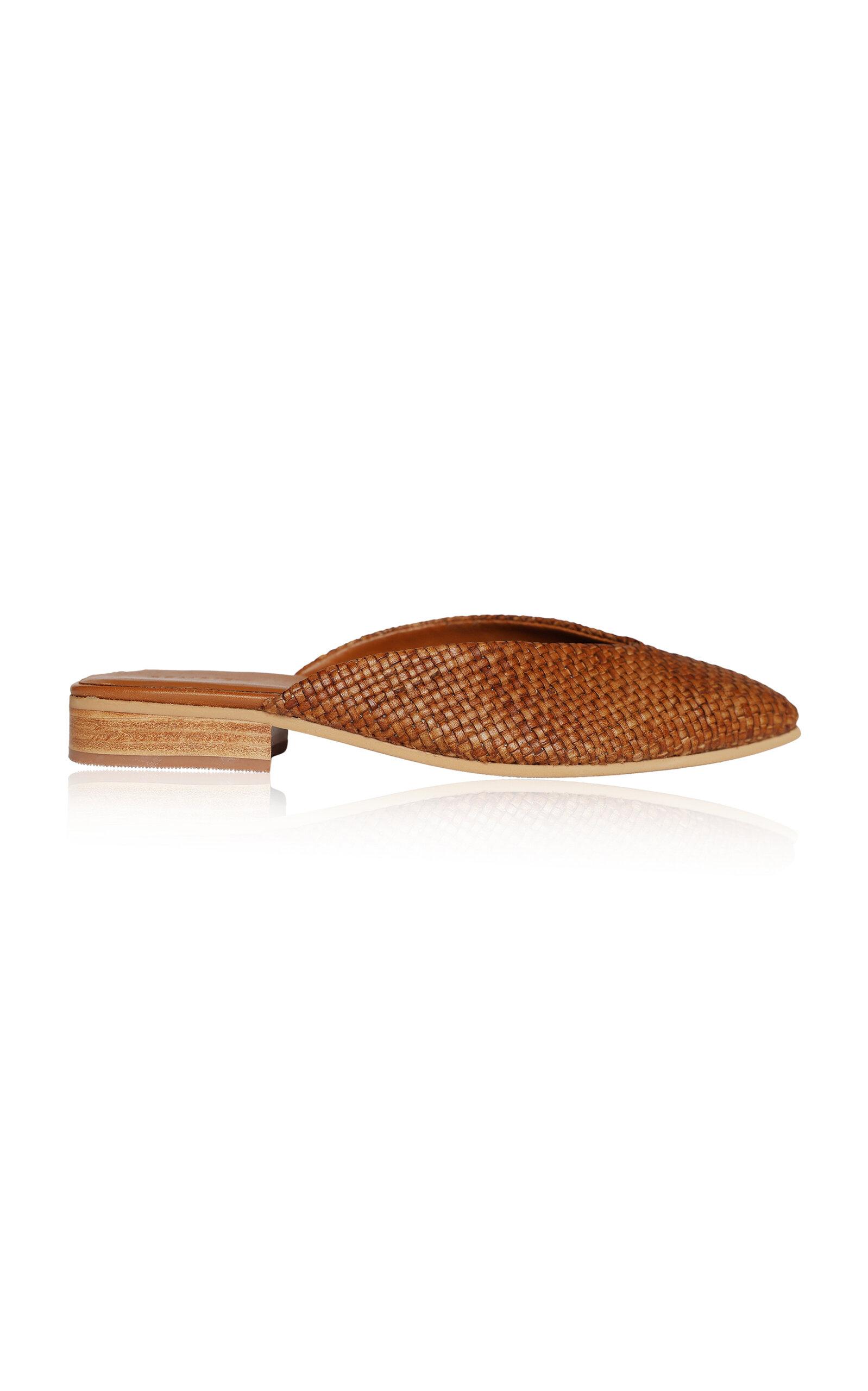 Bembien Faye Woven Leather Mules - Moda Operandi by BEMBIEN