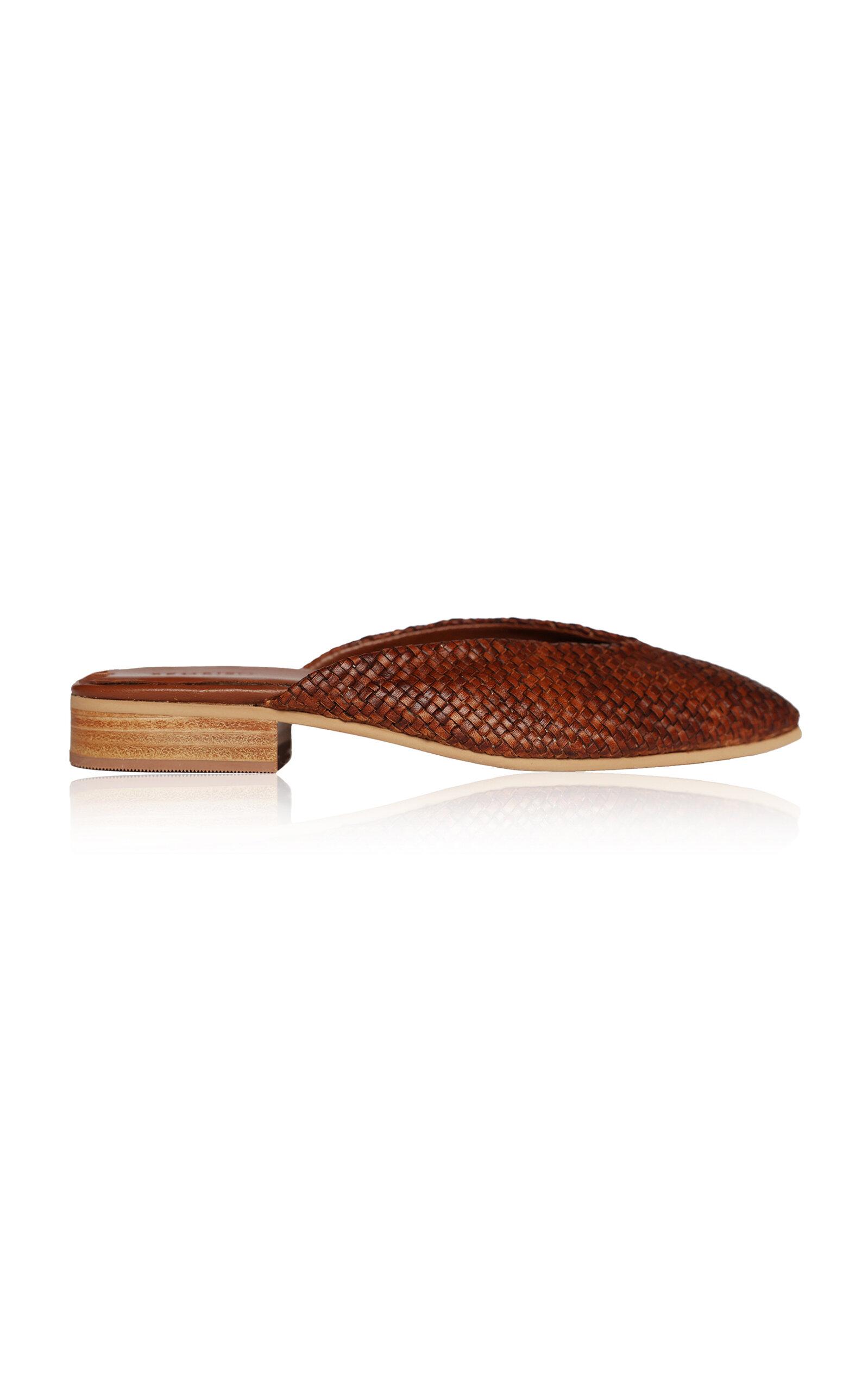 Bembien Faye Woven Leather Mules - Moda Operandi by BEMBIEN