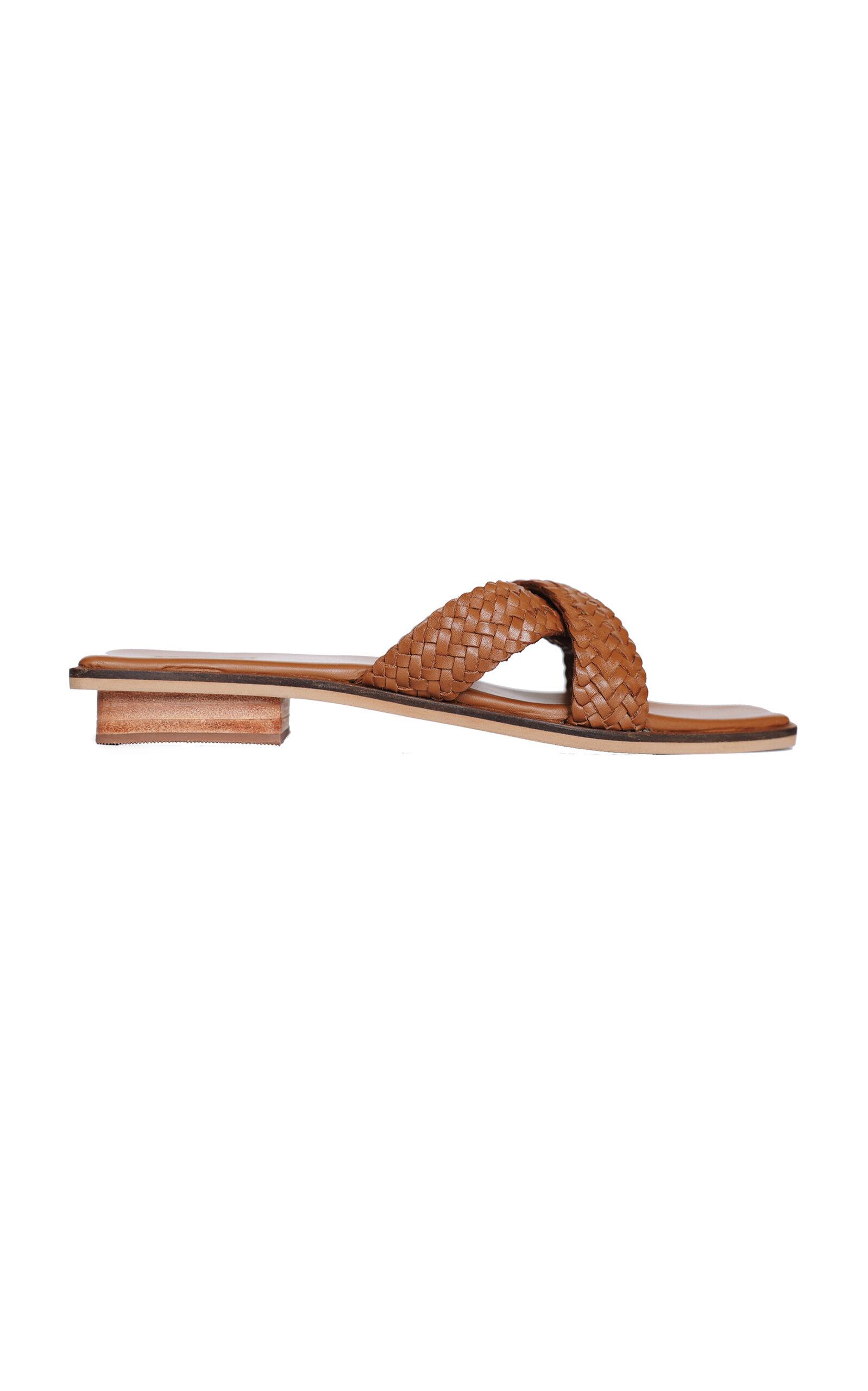 Bembien Iris Leather Slides - Moda Operandi by BEMBIEN