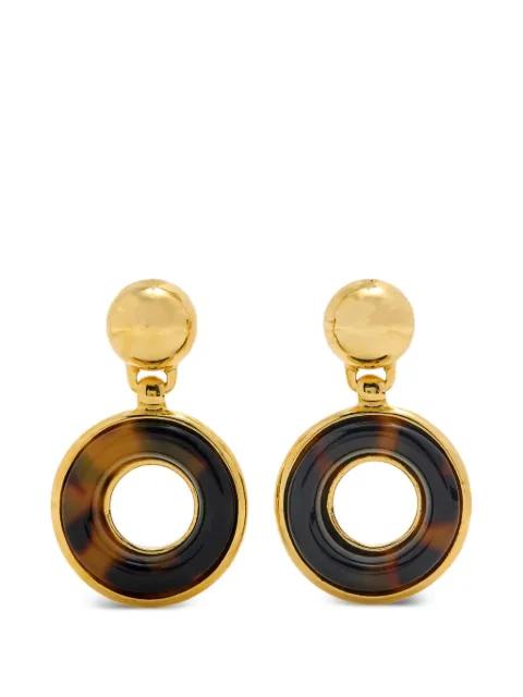 round drop earrings by BEN AMUN