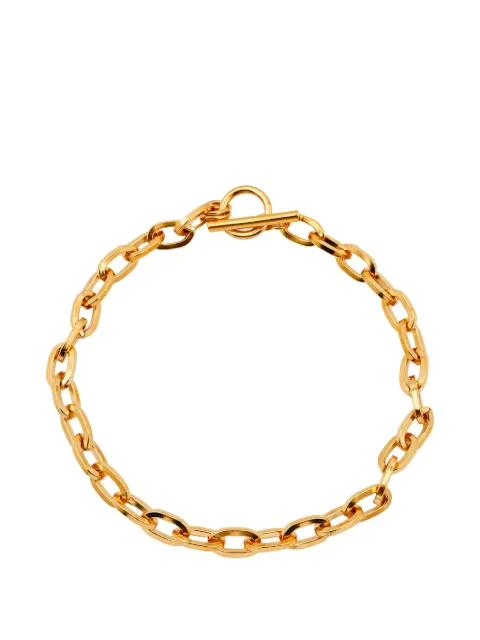 toggle-fastening chain necklace by BEN AMUN