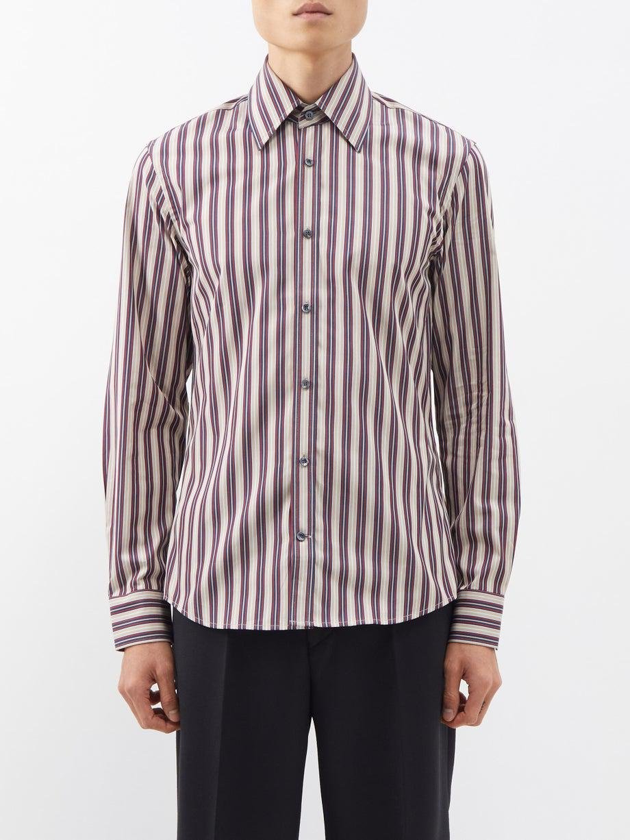 Frau striped-cotton shirt by BEN COBB X TIGER OF SWEDEN