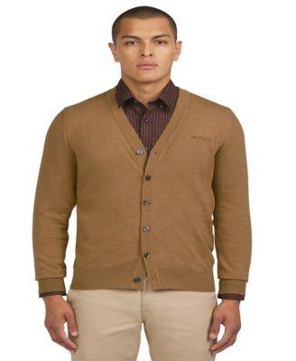 Men's Merino Cardigan Sweater by BEN SHERMAN