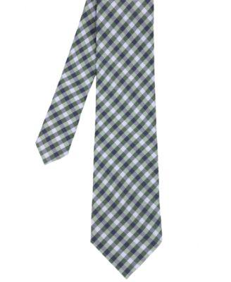 Men's Plaid Silk Tie by BEN SHERMAN