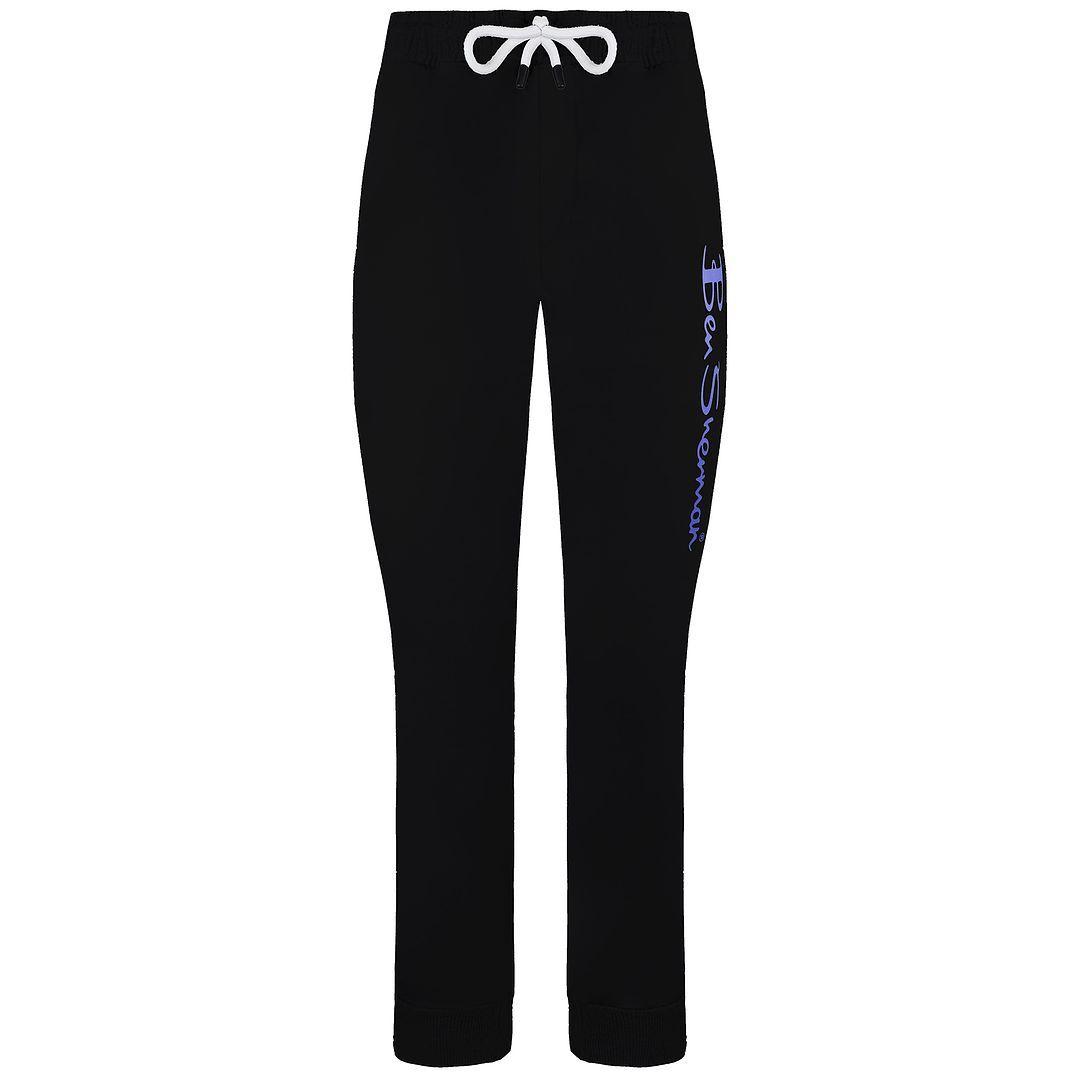 Stretch Waist Black Track Pants by BEN SHERMAN