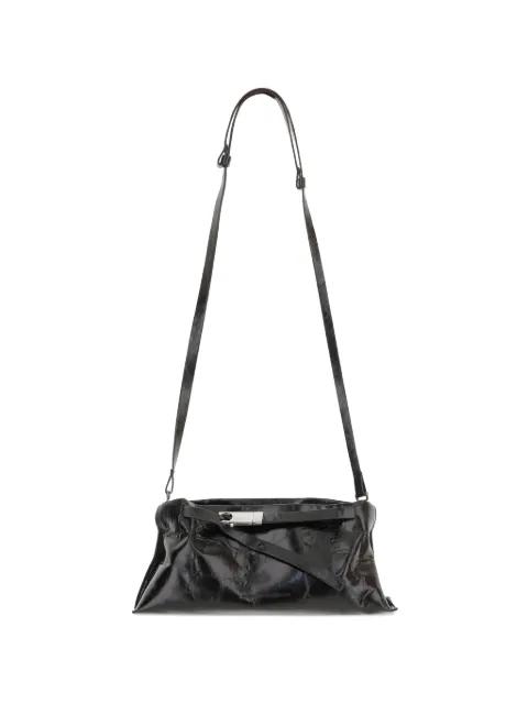 Lauren glossy adjustable shoulder bag by BENEDETTA BRUZZICHES