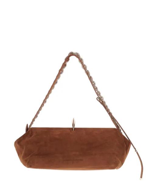 Sophia suede shoulder bag by BENEDETTA BRUZZICHES