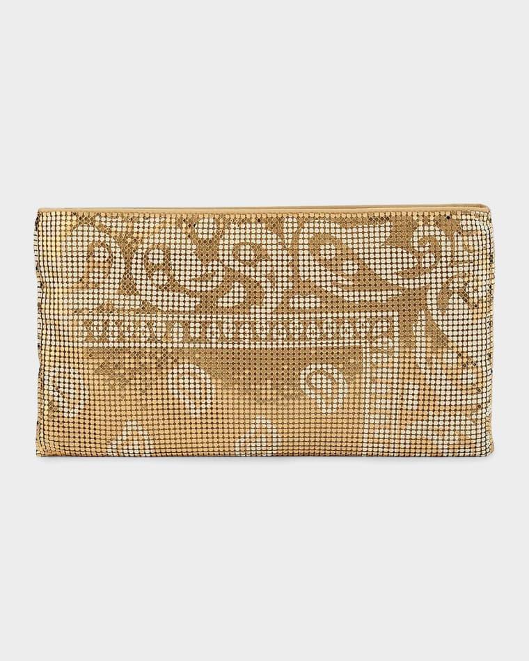Your Best Friend La Petite Metal Mesh Clutch Bag by BENEDETTA BRUZZICHES