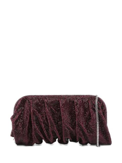 embellished gathered clutch by BENEDETTA BRUZZICHES
