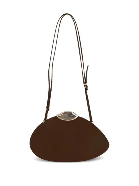 leather clasp-closure shoulder bag by BENEDETTA BRUZZICHES