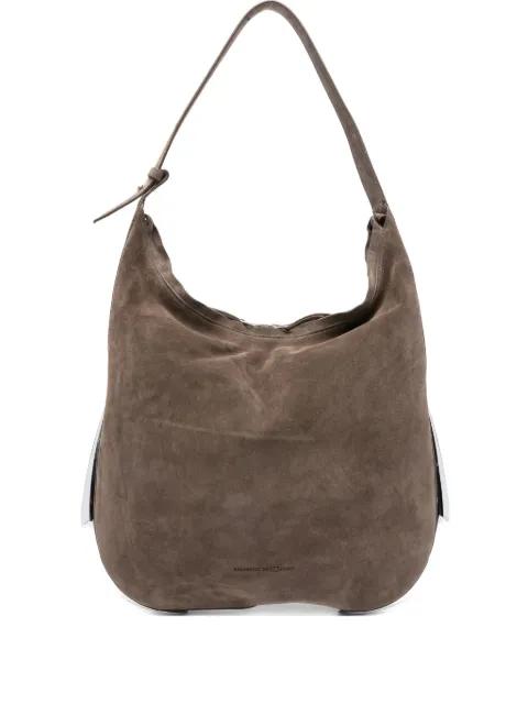 suede shoulder bag by BENEDETTA BRUZZICHES