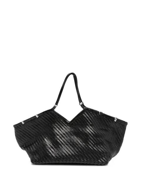 woven leather shoulder  bag by BENEDETTA BRUZZICHES