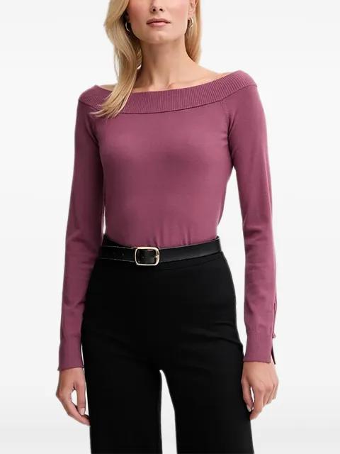 boat-neck sweater by BENETTON