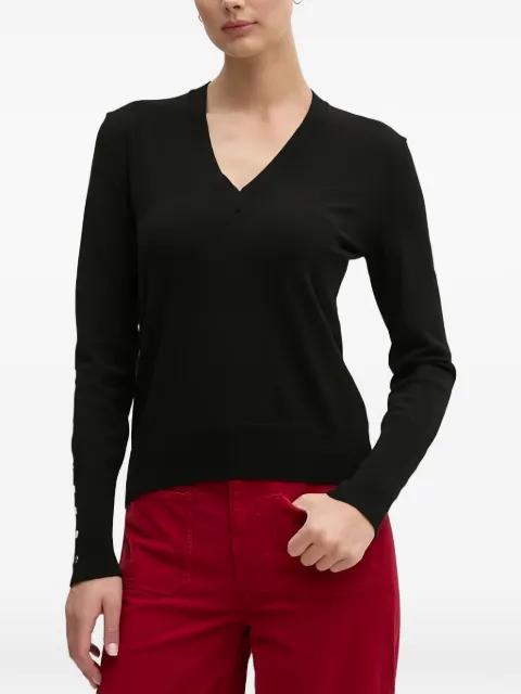 button V-neck knitwear by BENETTON