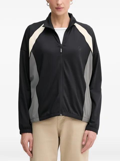 colour-block zip-up sweatshirt by BENETTON