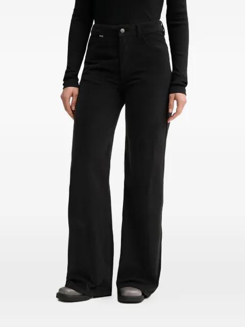 corduroy-texture trousers by BENETTON