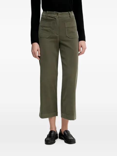 cropped pocket trousers by BENETTON