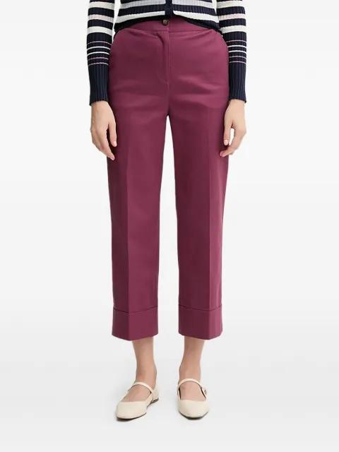 cuffed cropped trousers by BENETTON