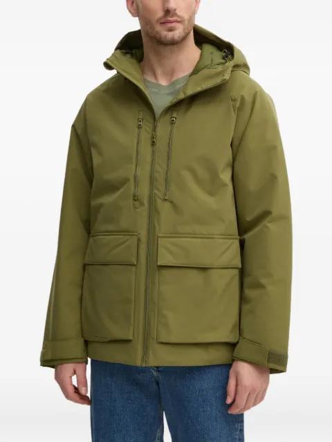 hoodied zip-fastening jacket by BENETTON