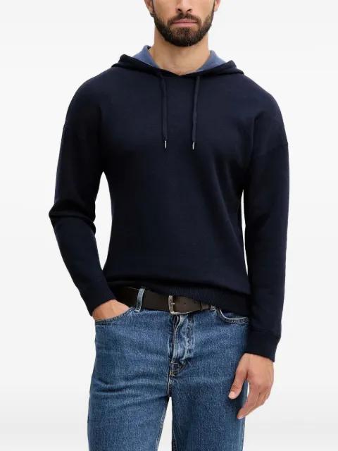 knitted hoodie by BENETTON