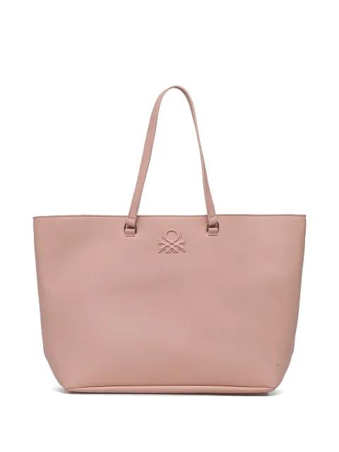 logo tote bag by BENETTON