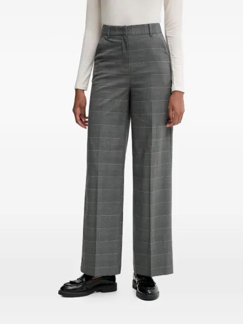 patterned high-waisted trousers by BENETTON
