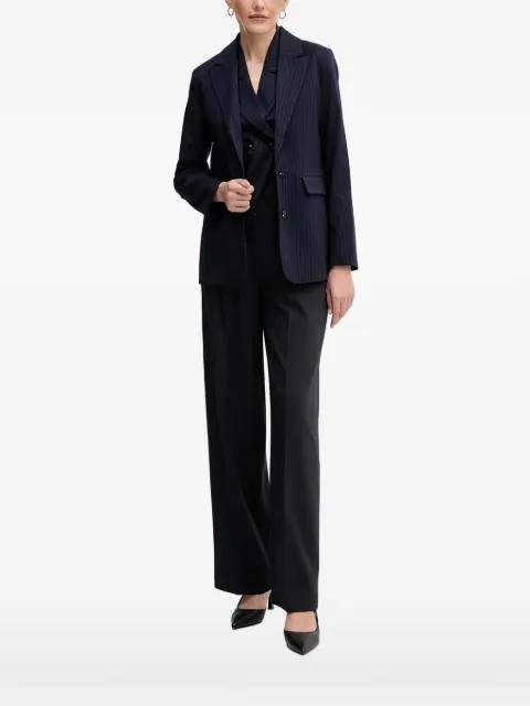 pinstripe-pattern buttoned vest by BENETTON