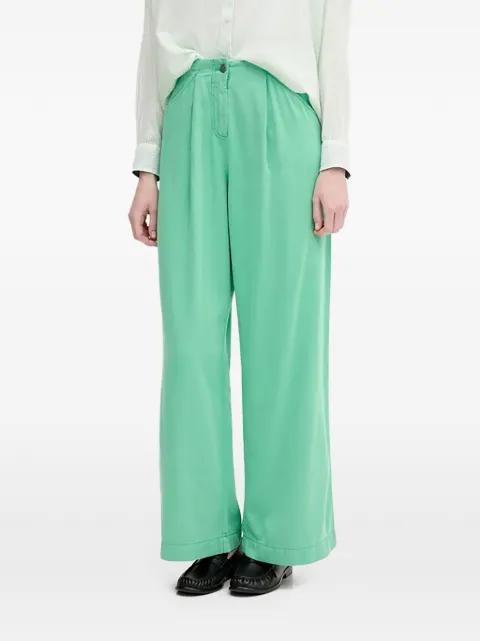 pleated palazzo pants by BENETTON
