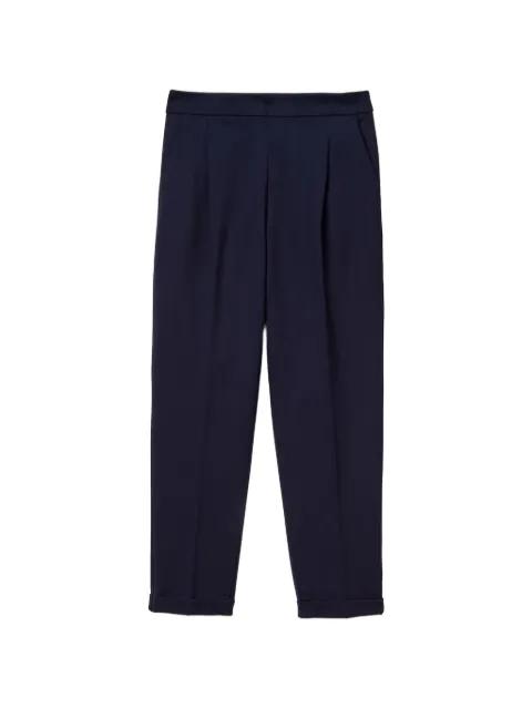 pleated roll-up trousers by BENETTON
